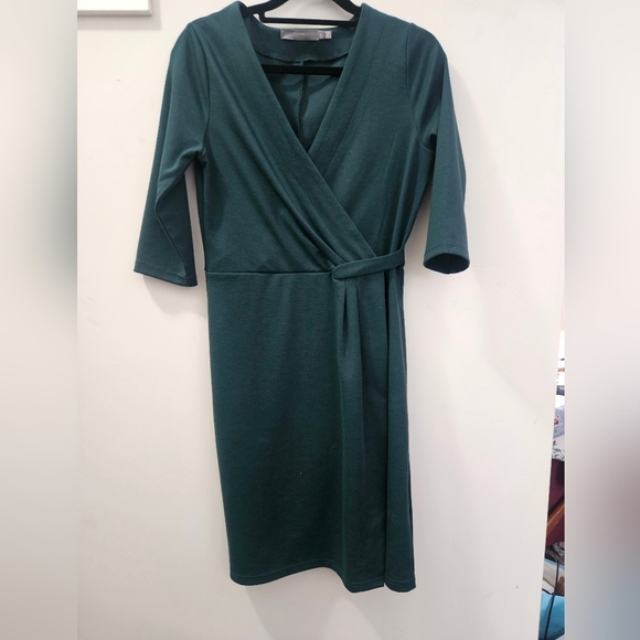 B.Young sz. Xs faux wrap style emerald green - Picture 2 of 6